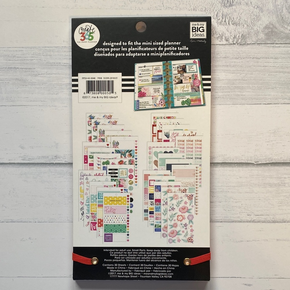 The Happy Planner Mini Sticker Bundle – 5 Booklets - Picture 3 of 16